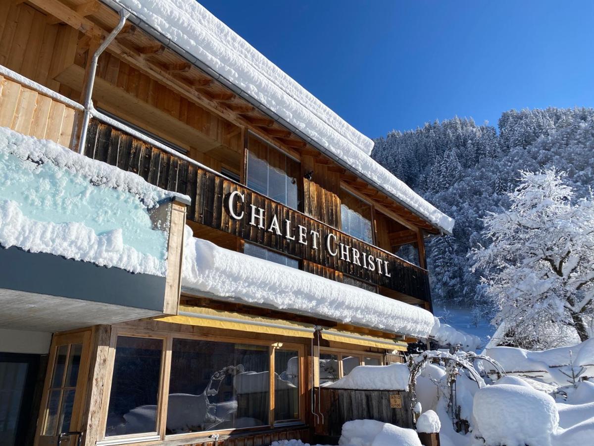 Chalet Christl Panorama Appartements Schruns Buitenkant foto